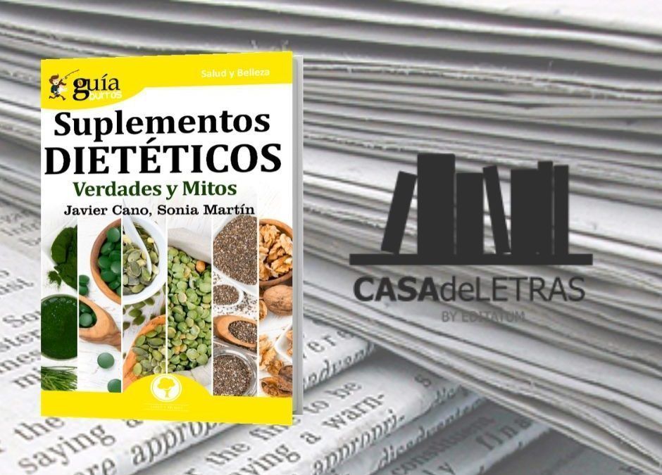 El «GuíaBurros: Suplementos dietéticos» en la web de Casa de Letras